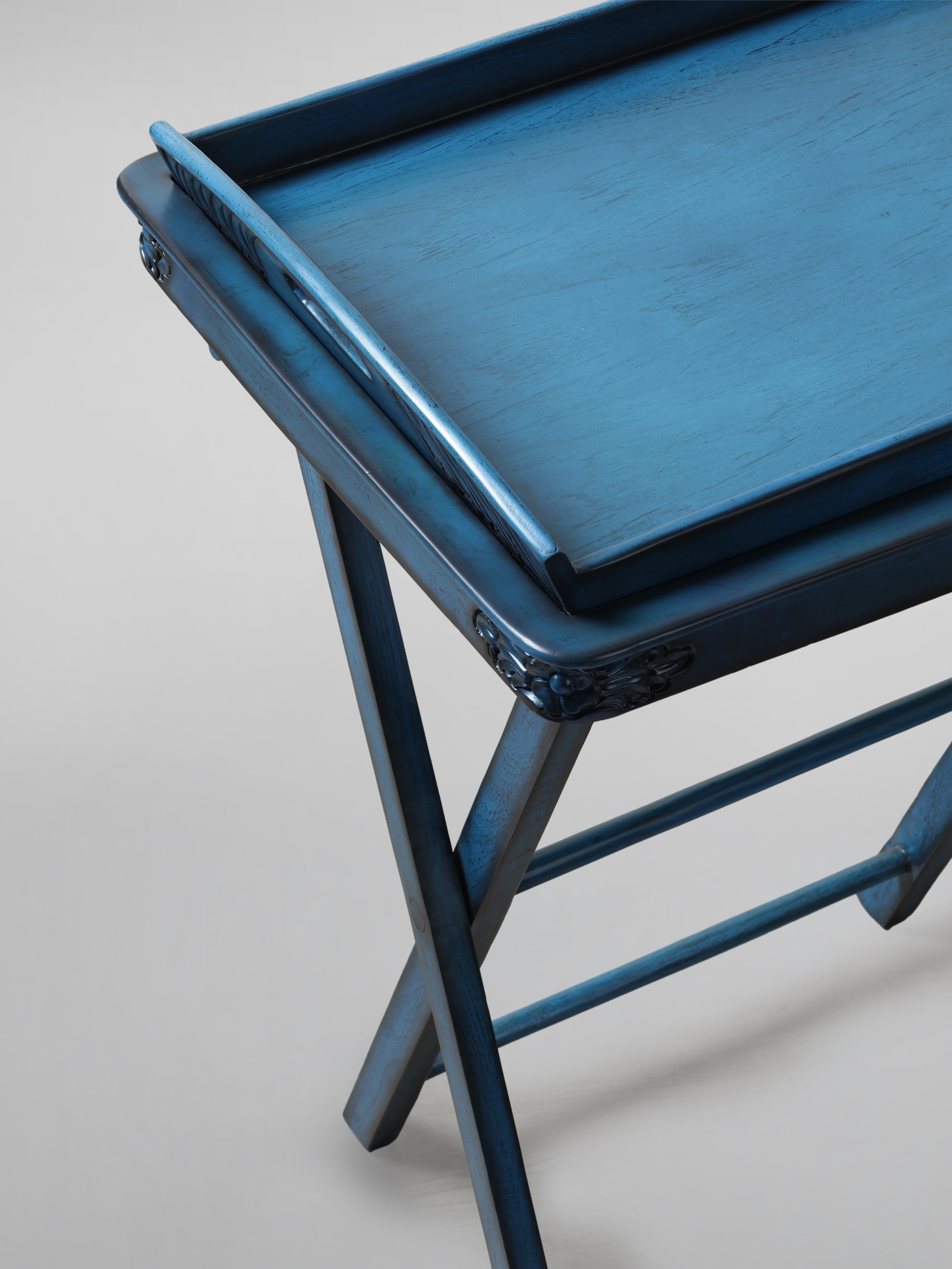 The Large Blue Tray Table