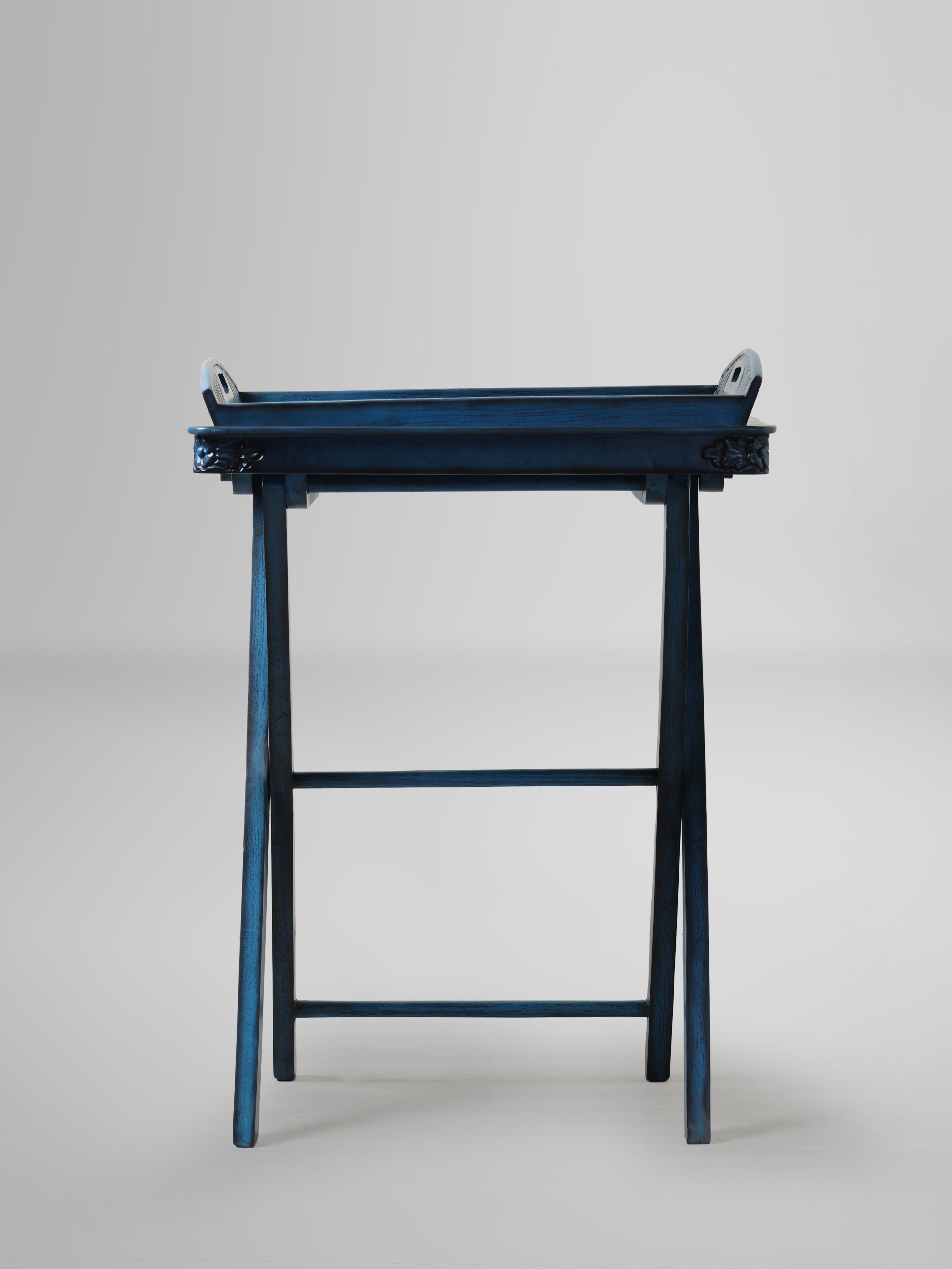 The Large Blue Tray Table