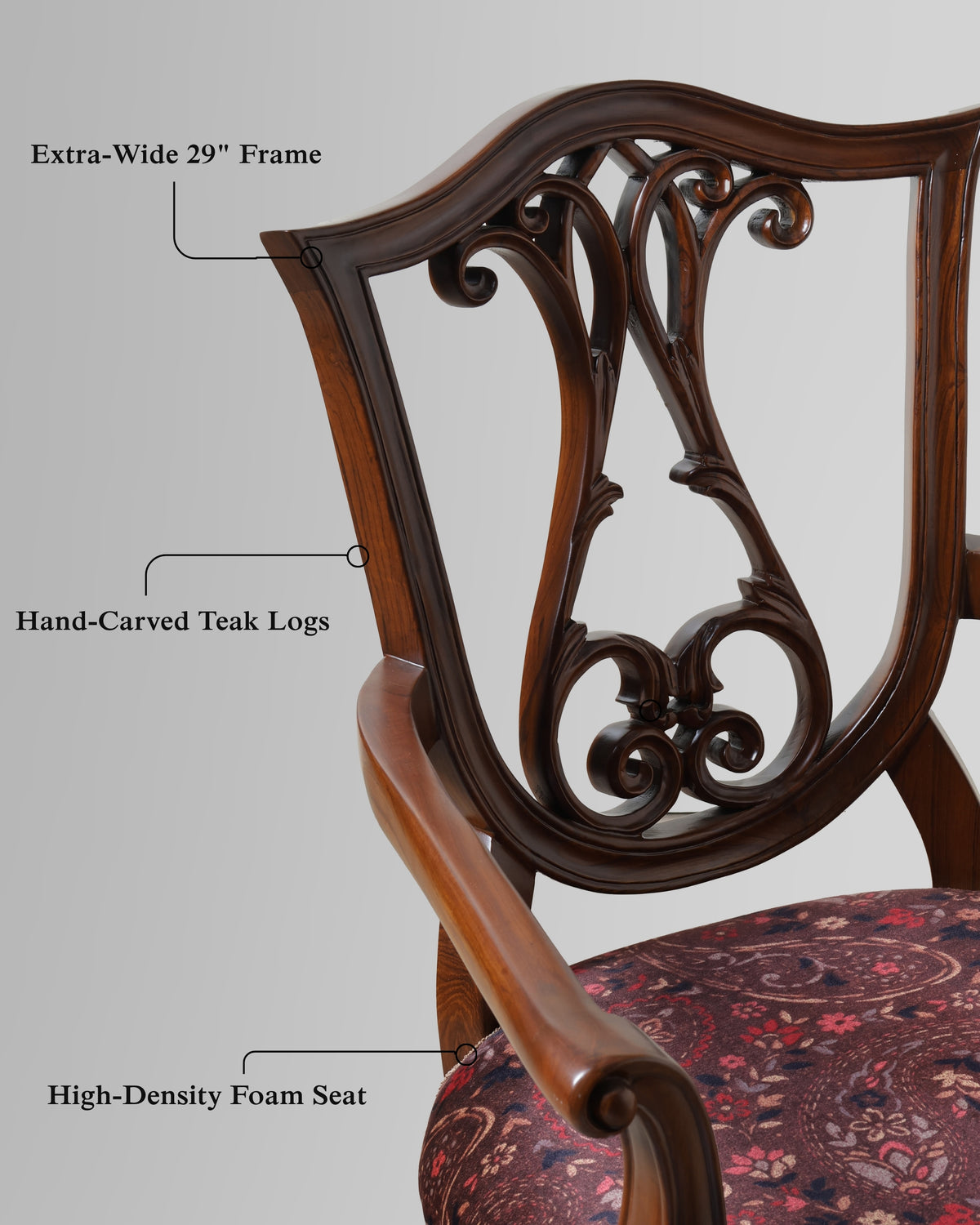 The Wide Arch Armchair