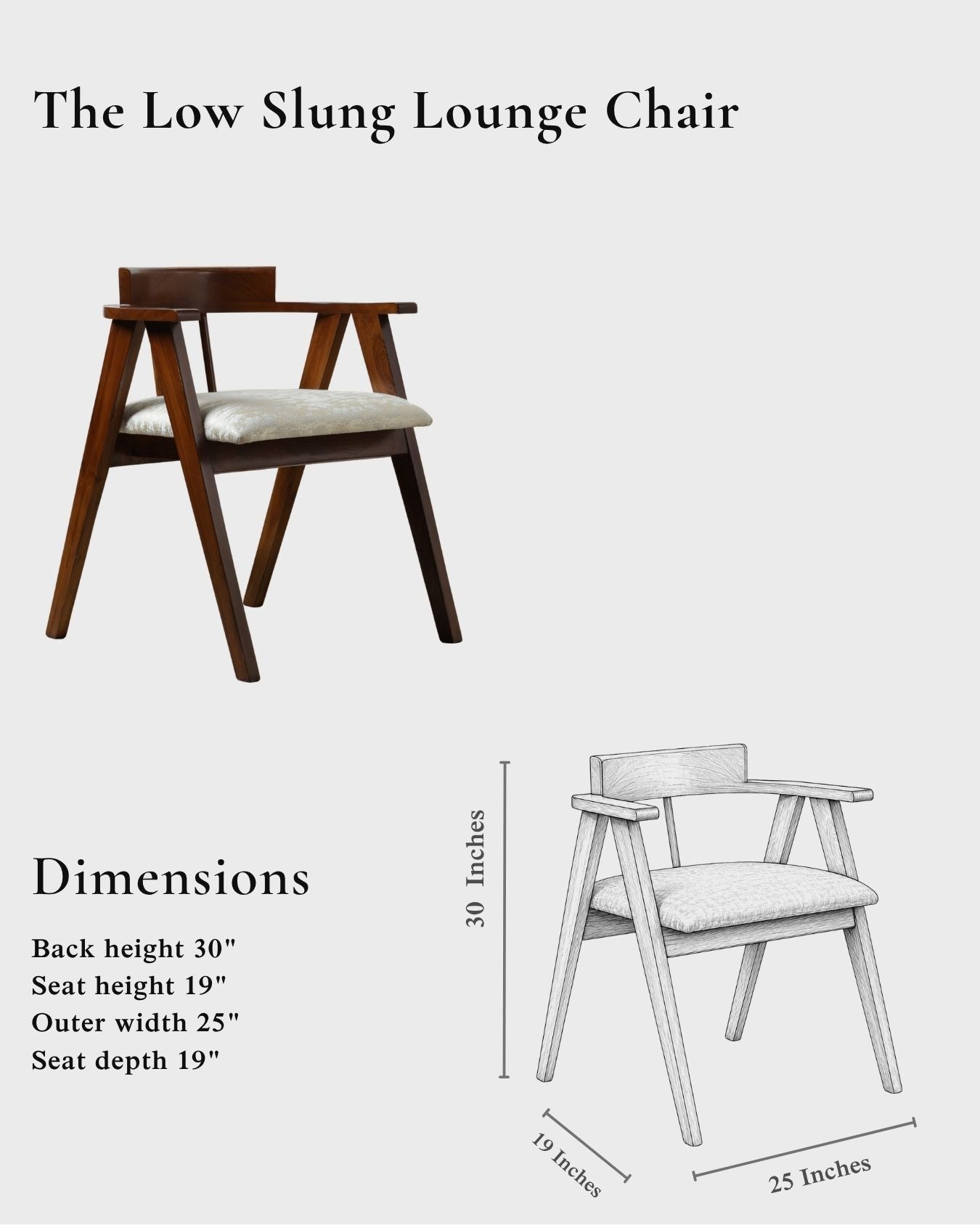 The Low Slung Lounge Chair