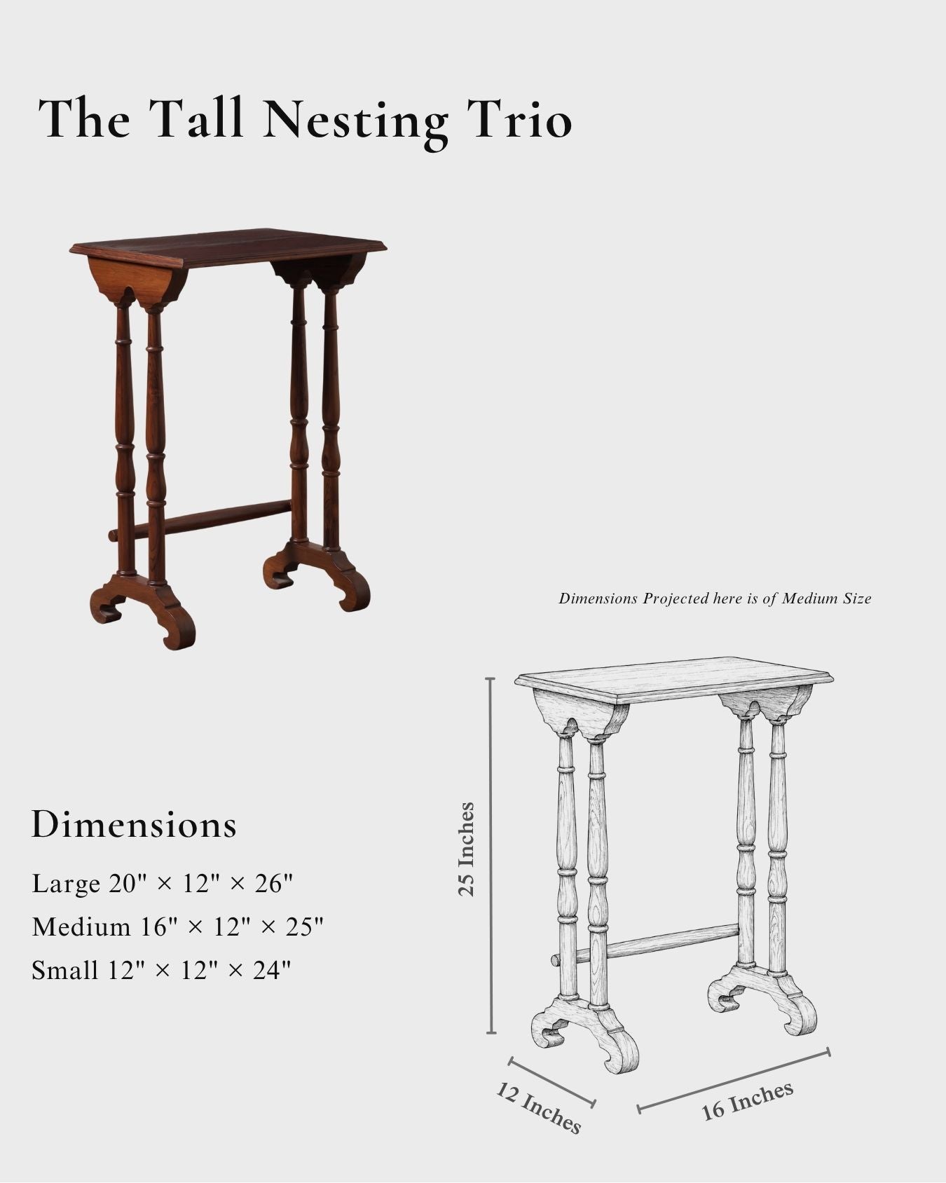 The Tall Nesting Trio